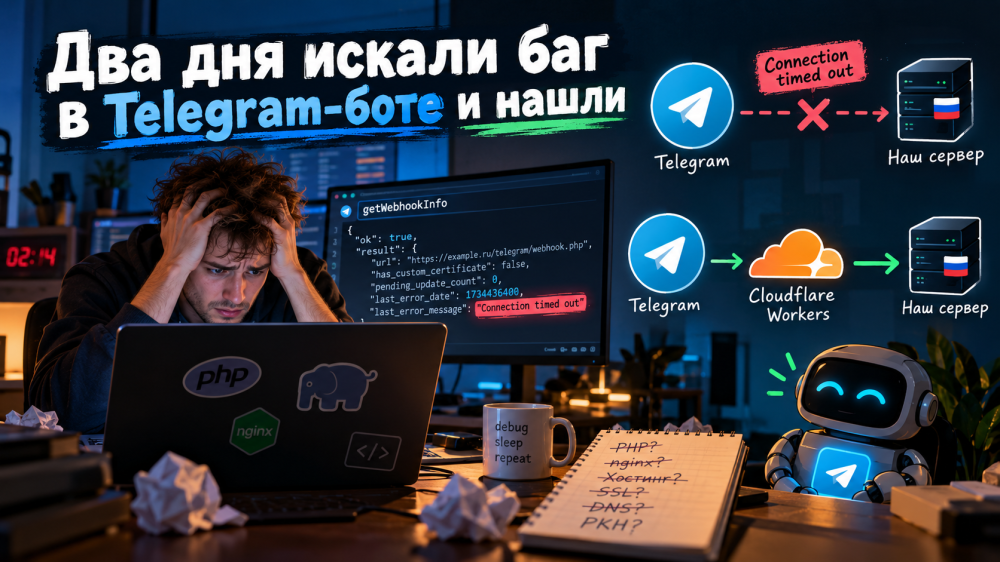 Два дня искали баг в Telegram-боте и нашли